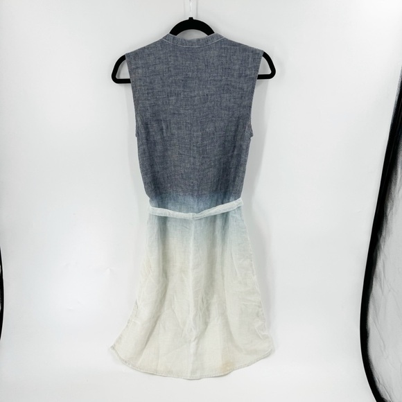 ✅ NWT TOMMY BAHAMA 100% LINEN OMBRE SLEEVELESS BUTTON FRONT DRESS SIZE SMALL - Picture 9 of 13